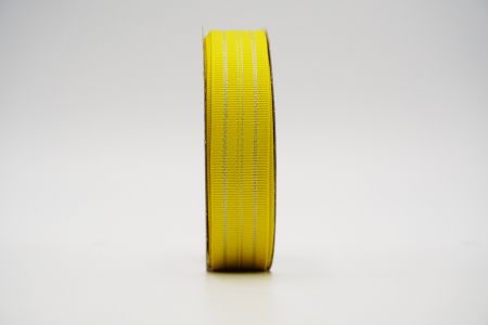 Multiple Striped Metallic Ribbon_K1741-482-1_yellow